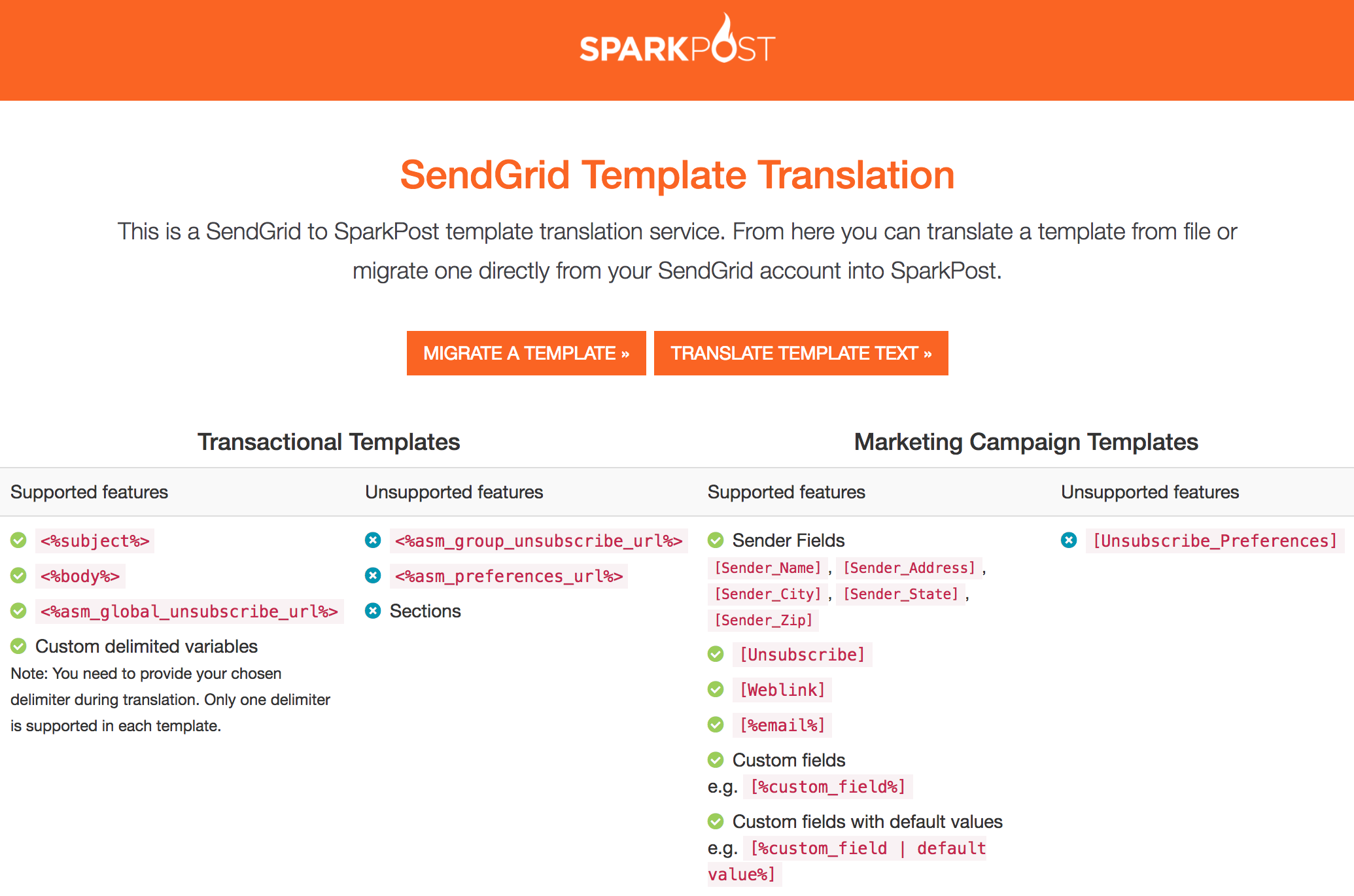 Introducing Our SendGrid Template Migration Tool SparkPost